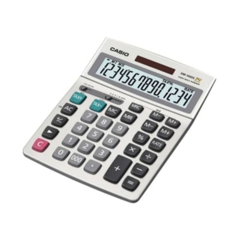

CASIO DM -1400 ~ Kalkulator Casio 14 Digit / Calculator Casio Original