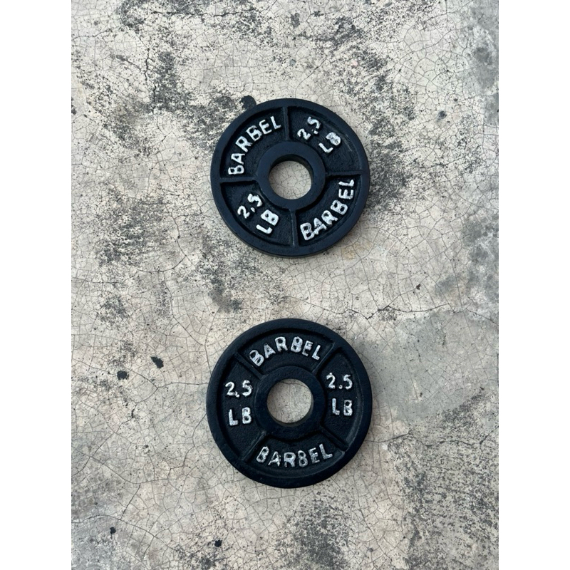 dumbell plate weight plate barbell plate piringan barbel 2.5 kg olympic 5 cm tameng cor besi