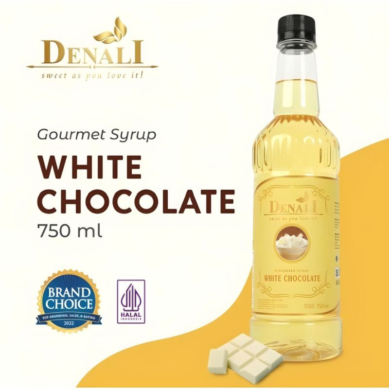 

Denali Flavor Syrup White Chocolate 750ml