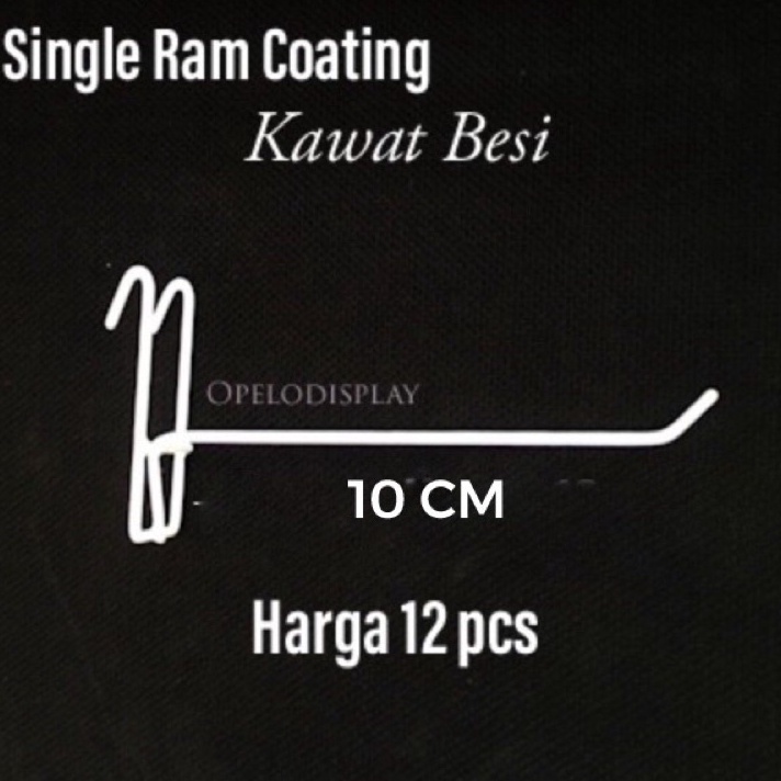 12 PCS KAITAN RAM KAWAT 1 CM  SINGLE RAM KAWAT