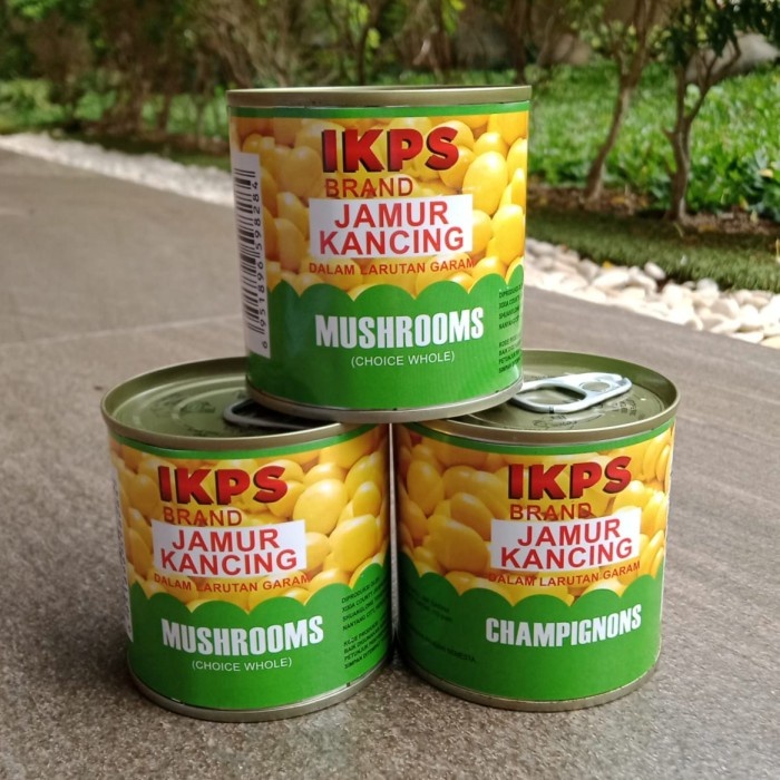 

Whole Mushroom Champignion 192g "IKPS" / Jamur Kancing / Champignon / Moku / Jamur Kompos