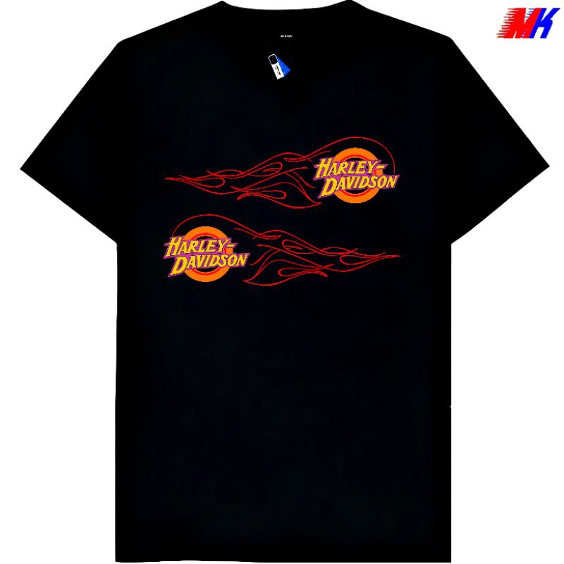 Kaos Baju Tshirt Custom Pria Wanita Anak Dewasa Custom Club Klub Geng Motor Moge Harley Davidson Ame