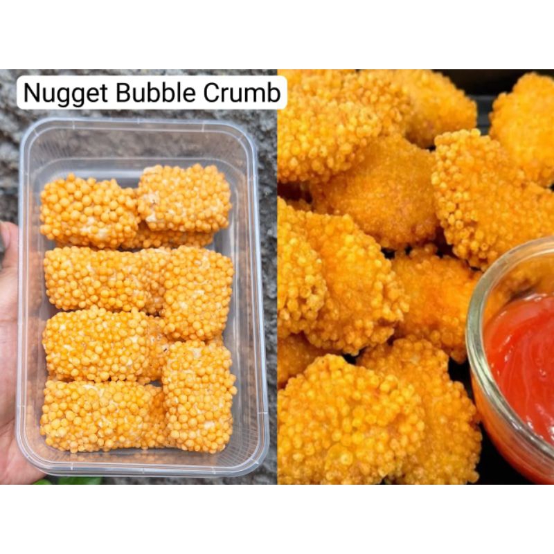 

Nugget bubble crumb / nugget viral / nugget crispy homemade / Frozen food / bekal anak / makanan beku
