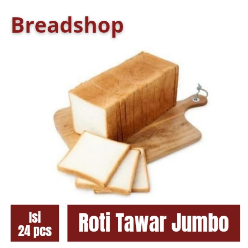

PROMO ROTI TAWAR JUMBO ISI 24 Ukuran 10cm x 10cm