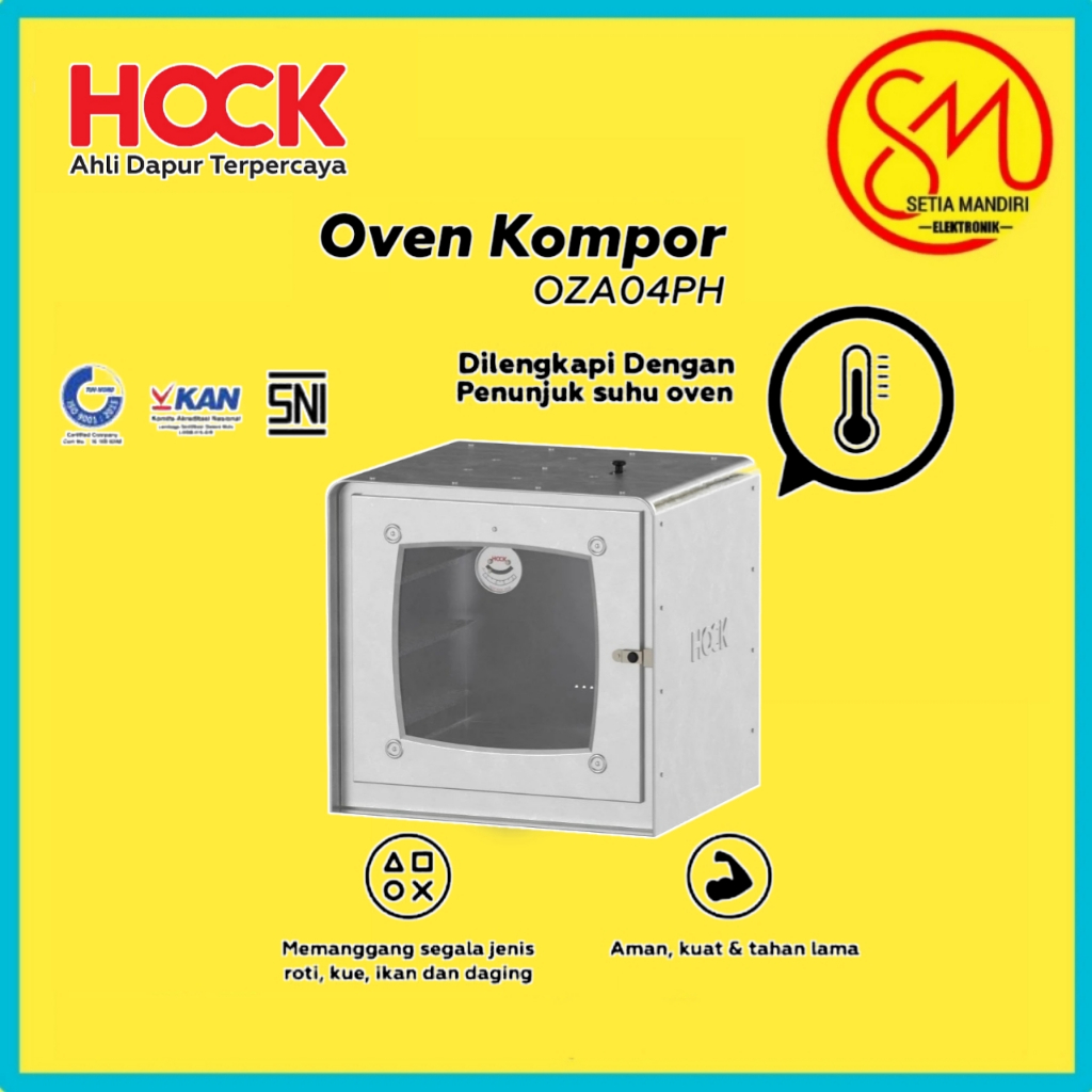 OVEN TANGKRING HOCK OVEN ZINC ALUMUNIUM PUTARAN HAWA NO 03 - NO.4