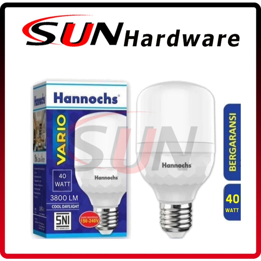 Lampu LED Hannochs Vario Kapsul Besar 40 watt Putih Cool Daylight CDL