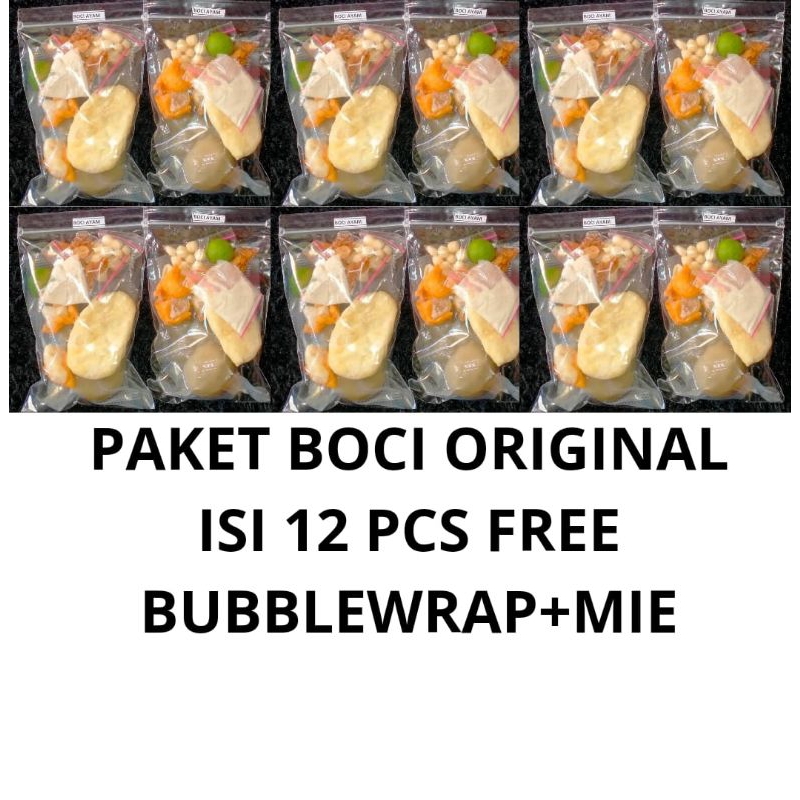 

PAKET JUALAN BOCI 12 PCS