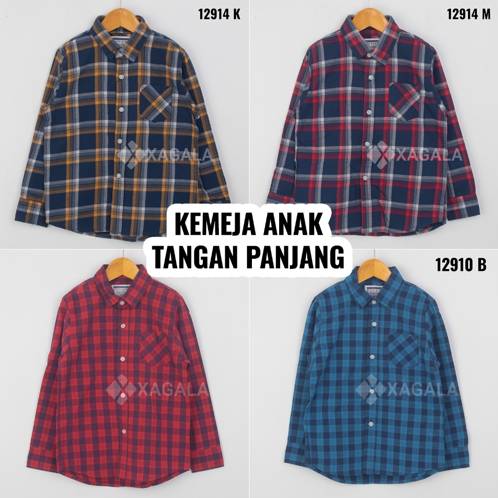 KEMEJA ANAK LAKI LAKI TANGAN PANJANG PART 1 EZIO KIDS