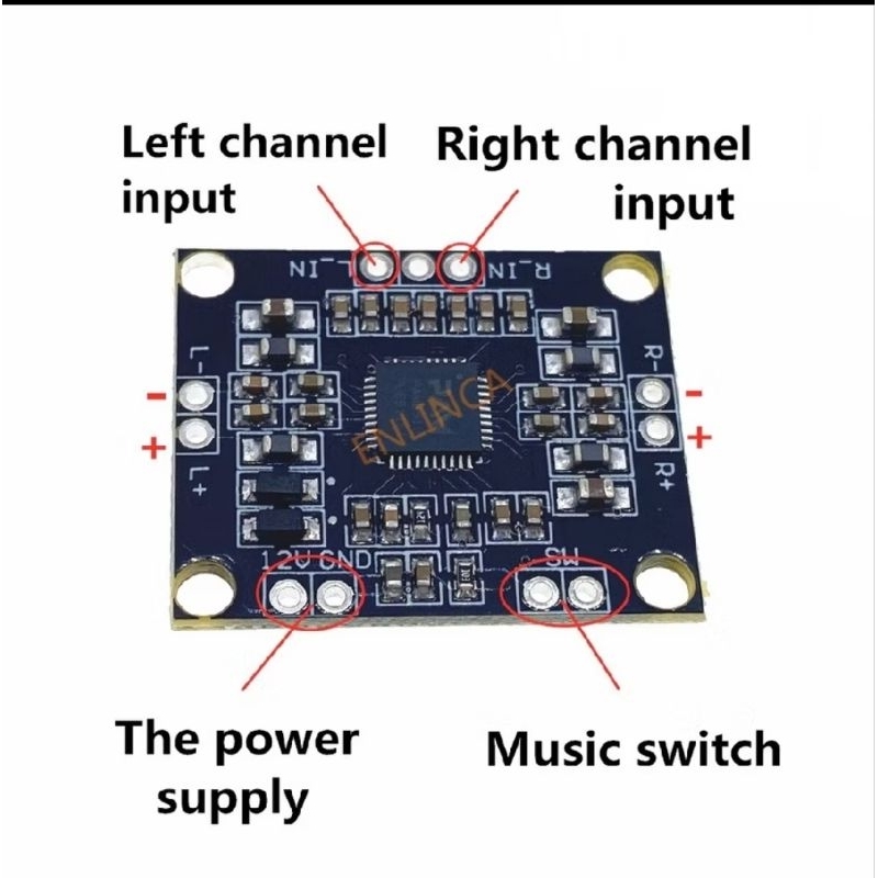 PAM8610 mini power amplifier 30 watt stereo pam 8610 miniatur