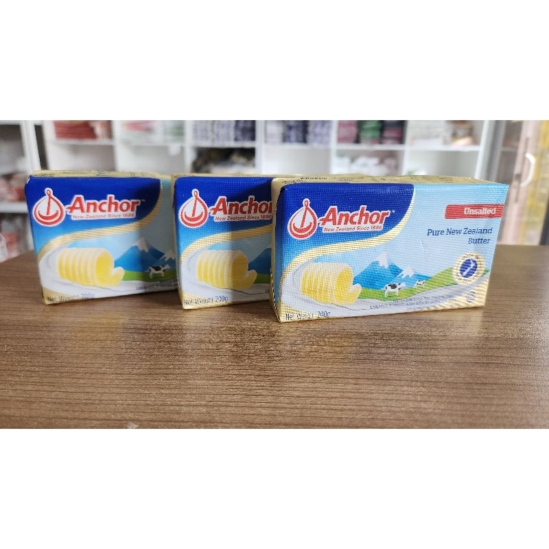 

ANCHOR UNSALTED PURE NEW ZEALAND BUTTER 200G