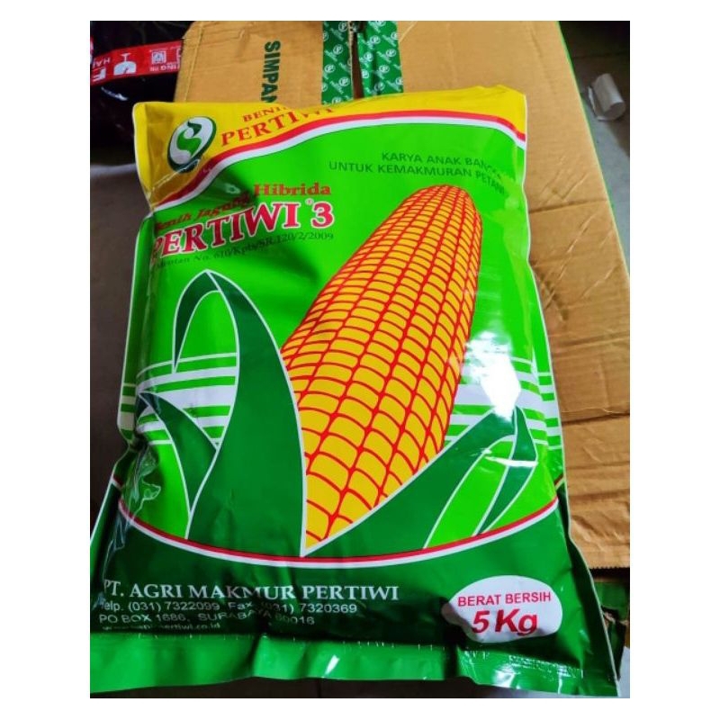 benih jagung hibrida Pertiwi 3 kemasan 5kg ORIGINAL