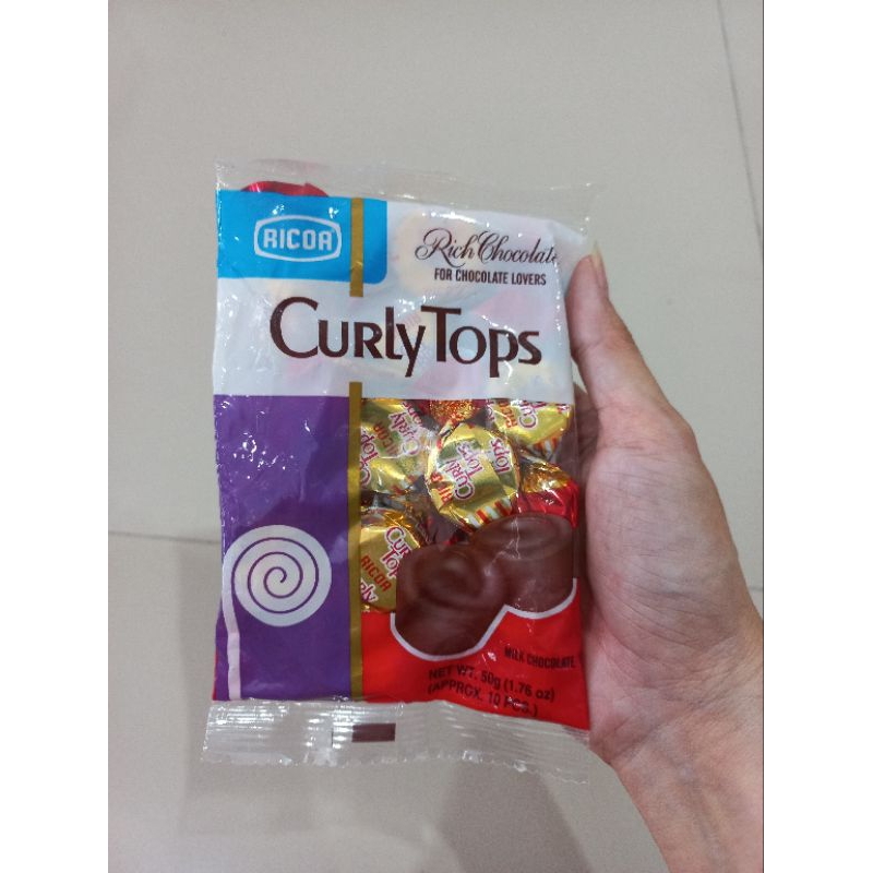 

rich chocolate ricoa curly tops 50gr (coklat philipina)