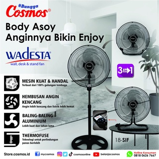 KIPAS COSMOS 3 FUNGSI WADESTA BESI SIF-1804 SIF 1804 18 INCH