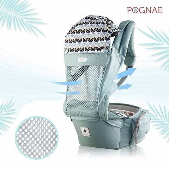 Pognae Hipseat Baby Carrier / Gendongan Bayi Pognae Orga Plus