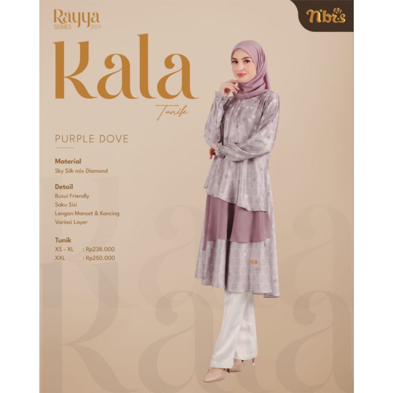 KALA TUNIK PURPLE DOVE// KALA TUNIK NIBRAS// TUNIK NIBRAS// TUNIK CANTIK// TUNIK KEKINIAN// TUNIK TE