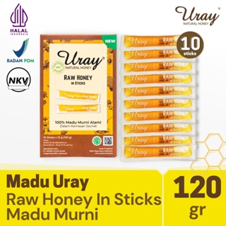 

Madu Uray Stik Sachet Isi 10 - Raw Honey In Stick 100% Premium Original