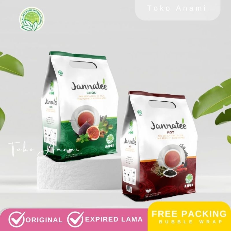 

Jannatee Hot - Jannatee Cool Teh Herbal Hni Hpai Jannatea