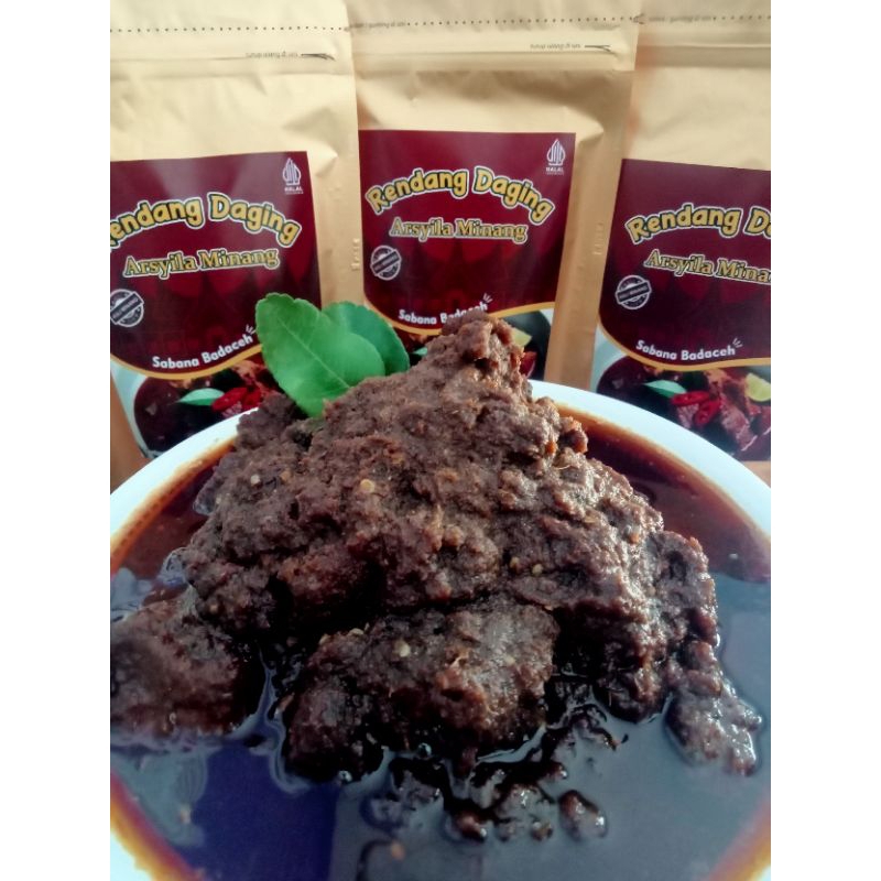 

rendang daging - rendang asli - rendang arsyila minang - Rendang