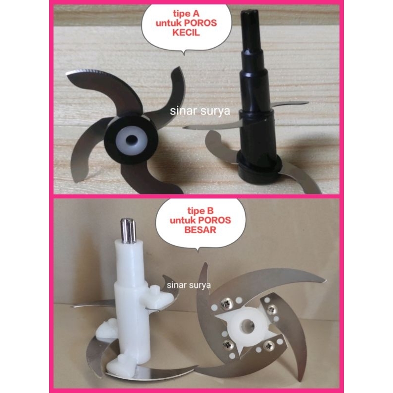 PISAU 4 UNTUK BLENDER/CHOOPER KAPSUL GSF, QUANTREE, dll