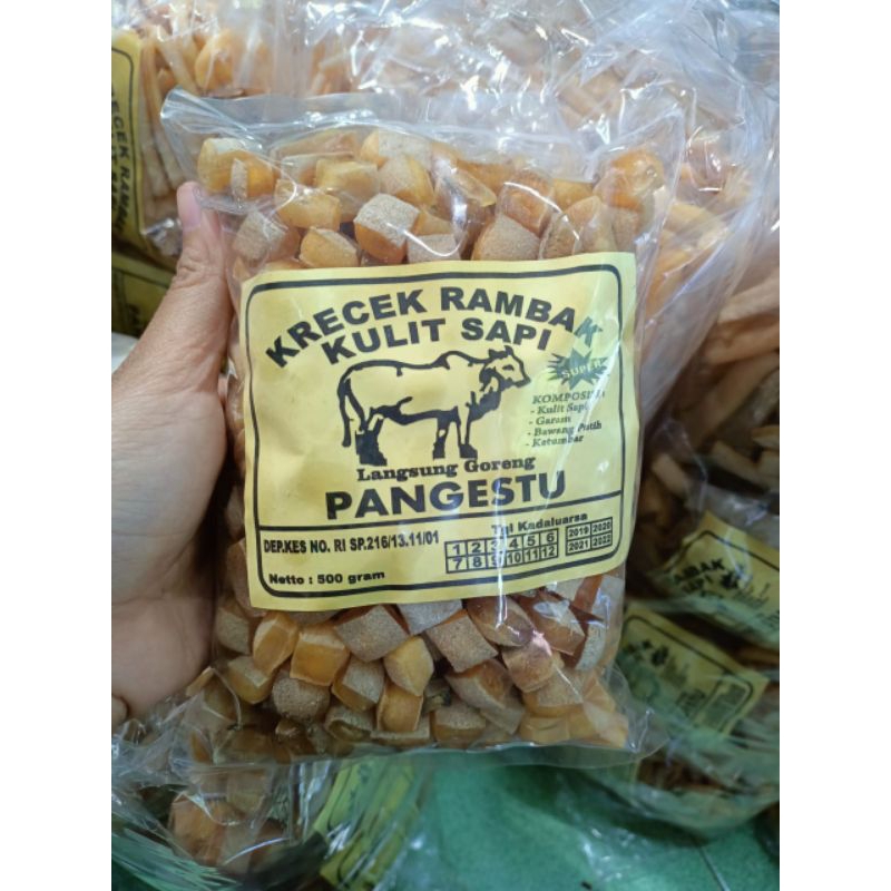 

KRECEK RAMBAK (KULIT SAPI) MENTAH isi 500 gram & RENGGINANG LORJUK MENTAH ISI 40 Pcs