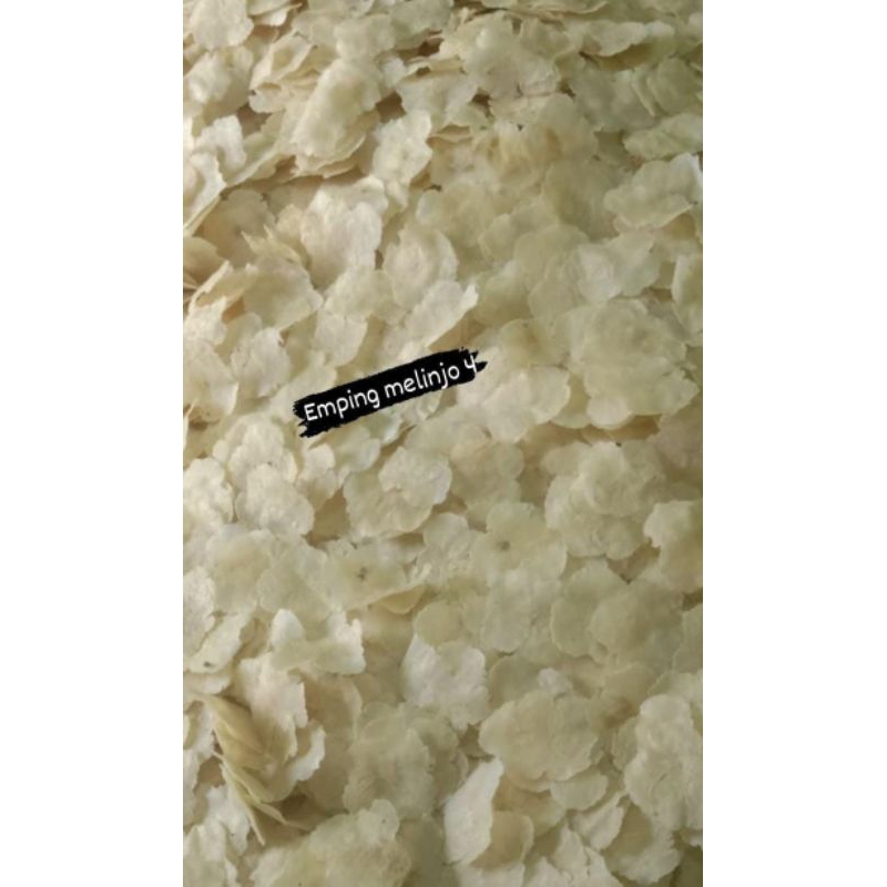 

emping melinjo asli mentah 1kg