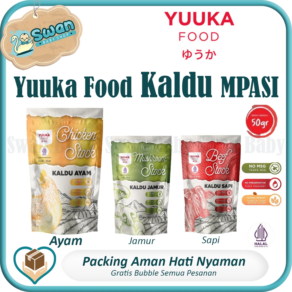 Yuuka Food Kaldu MPASI / Kaldu Non MSG 50g