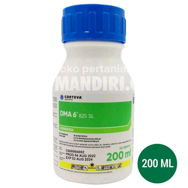 HERBISIDA DMA 6 825 SL 200 ML