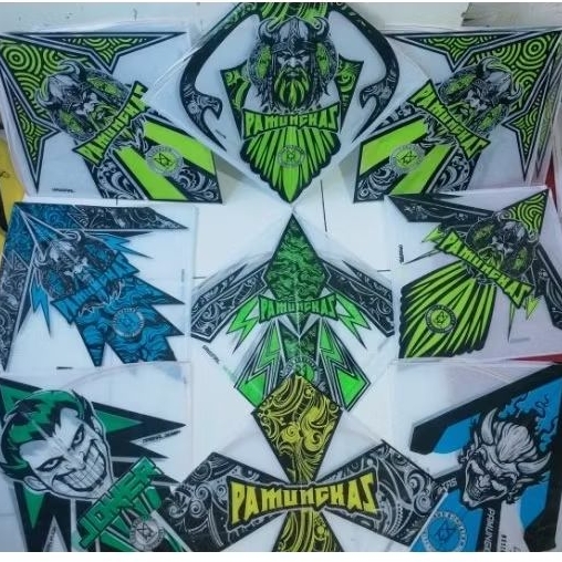 layangan sukhoi lilitan 2warna isi 100 (pamungkas)