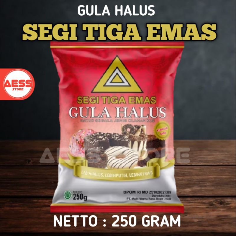 

Gula HALUS Segi Tiga Emas 250 Gram