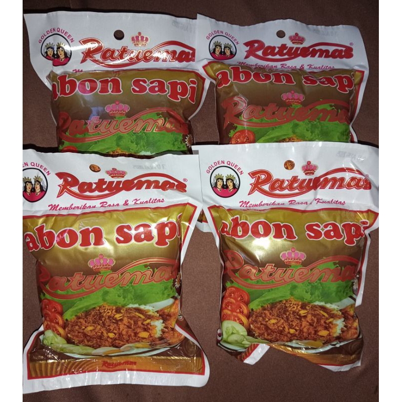 

Abon Sapi Ratu Emas 100gr