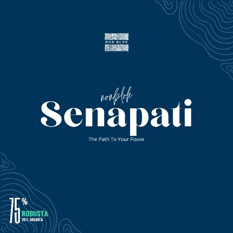 

BIJI KOPI SENAPATI 75:25 espresso blend kopi susu Arabica Robusta