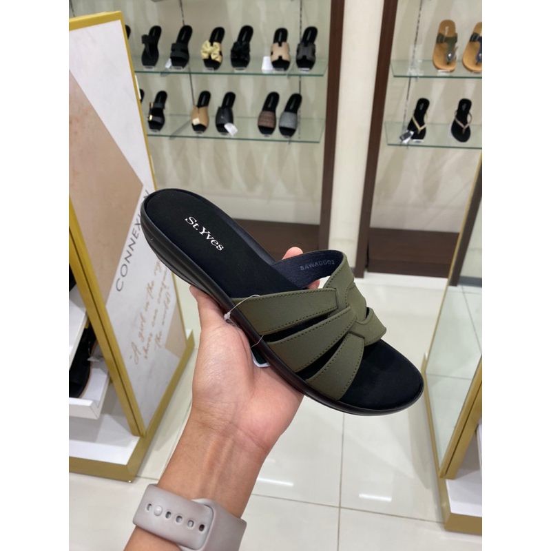 ST YVES SANDAL WEDGES FLAT