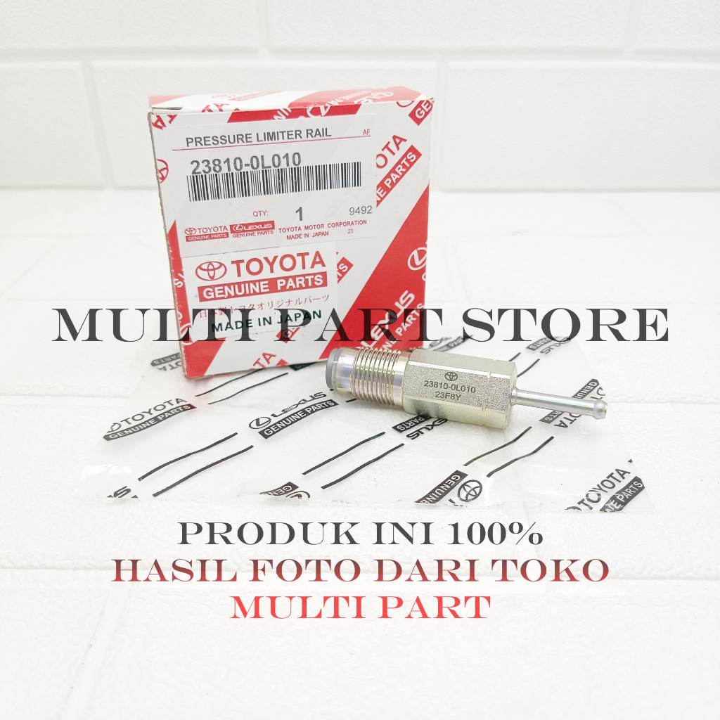 VALVE LIMITER SWITCH LIMITER COMMONRAIL TOYOTA INNOVA FORTUNER HILUX 23810-0L010