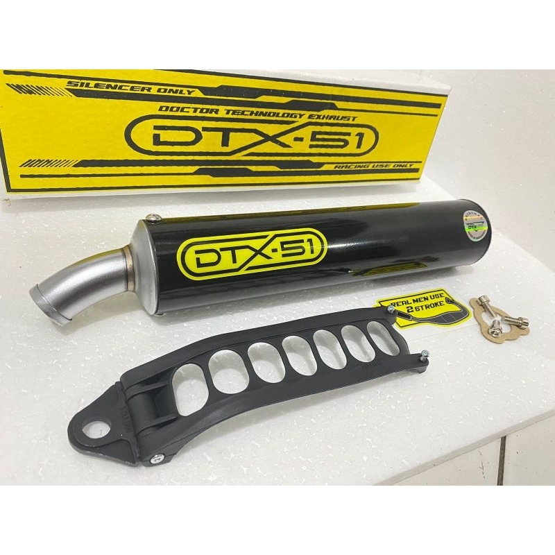 knalpot ninja R RR SS Silencer only black sant original dtx51