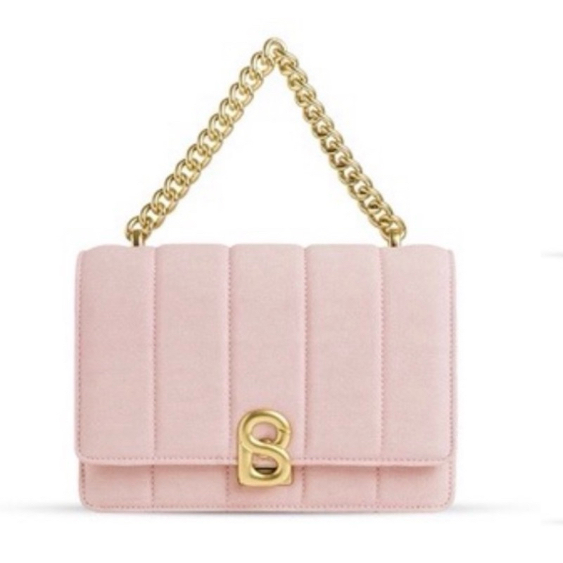 preloved original nora denim bag buttonscarves dusty pink no defect vgc