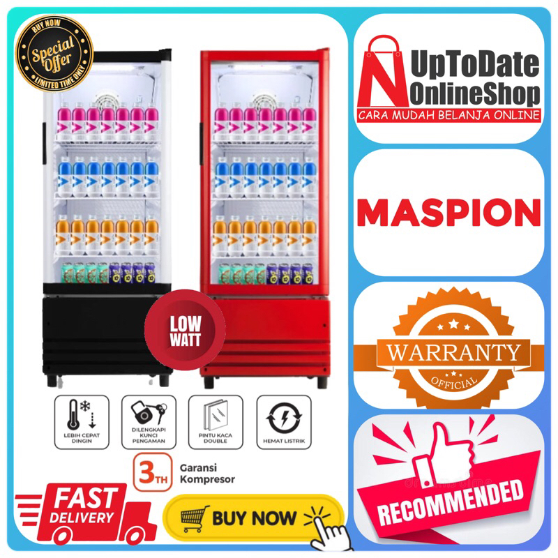 SHOWCASE MASPION UCHIDA USG-180ND USG180ND USG 180ND 180 SUPER COOLING SUPER LOW WATT MASPION UCHIDA