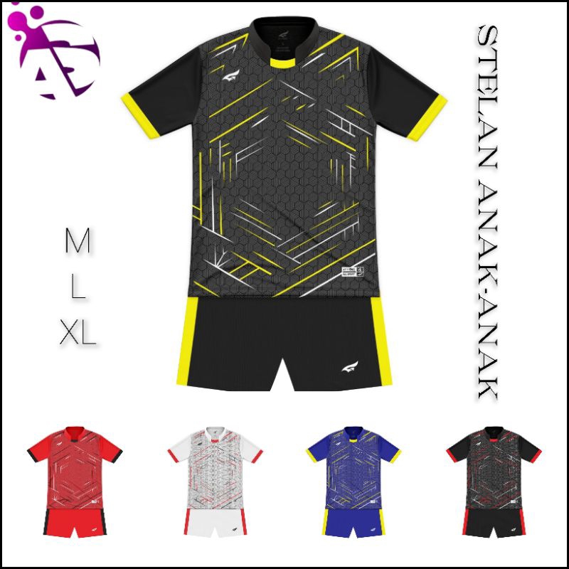 STELAN Kaos Anak-Anak futsal,voli, badminton