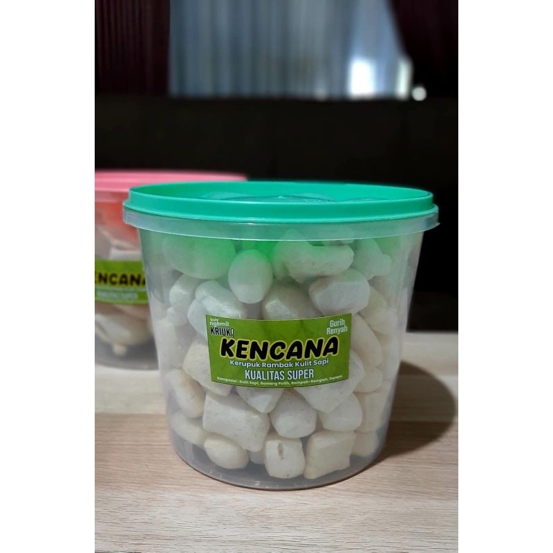 

dorodok / Kerupuk kulit / rambak gratis toples varian rasa enak gurih murah praktis 5Lt