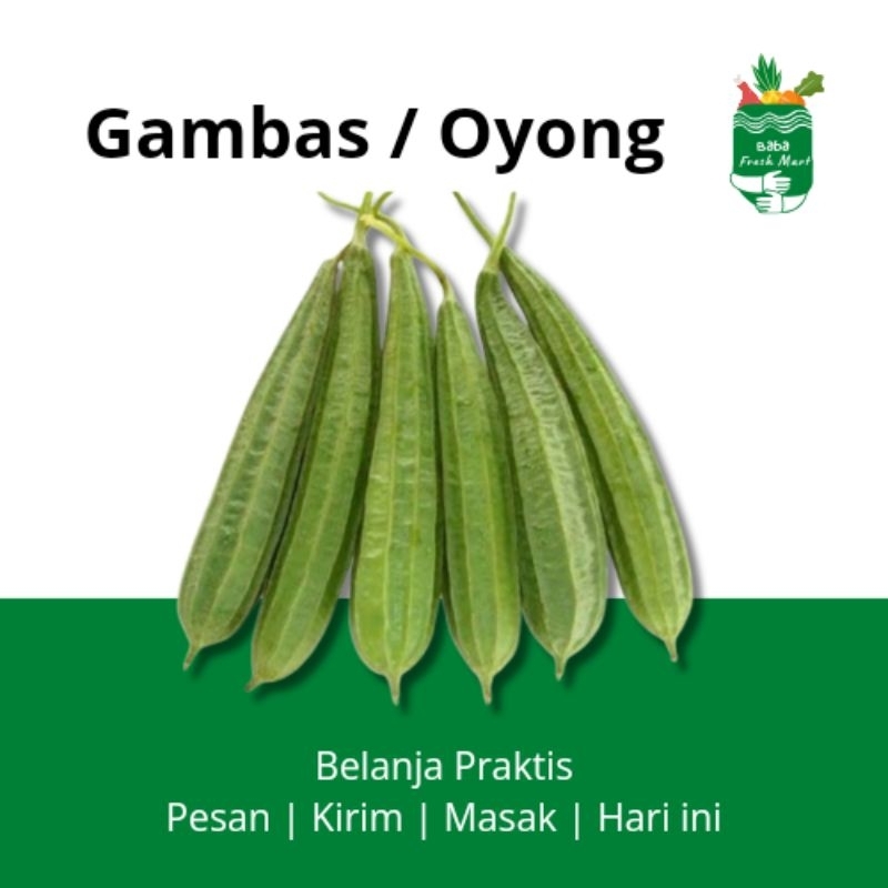 

Gambas / Oyong 500gr - Baba Freshmart