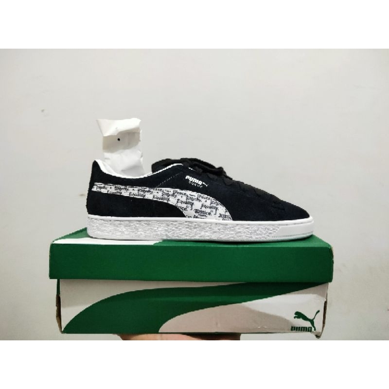 Puma Suede Unity Black White Size 43