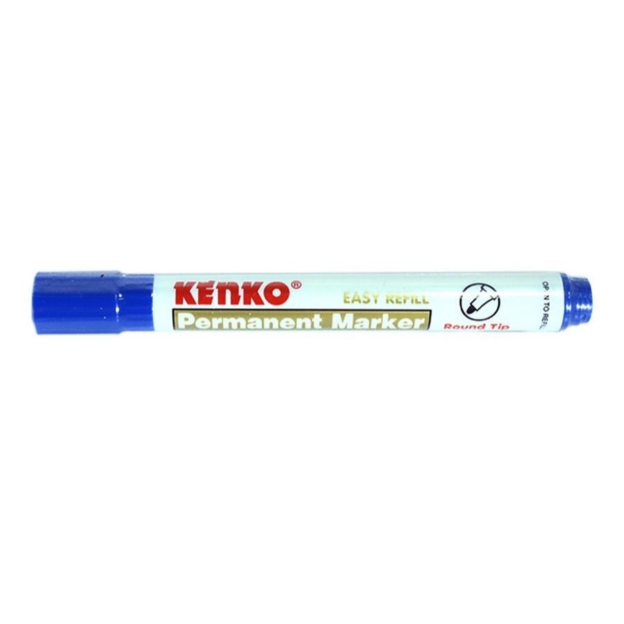 

Kenko Spidol Permanent Marker PM-100 BIRU Original (1 PCS) / Spidol Permanen Kenko PM100 Biru Per Pcs