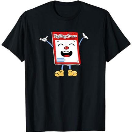 BAJU KAOS BAND Rolling Stone Cartoon Magazine T-Shirt