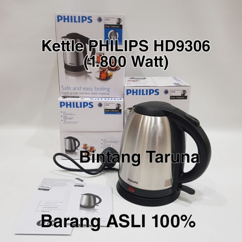 Philips Kettle HD9306 Teko Pemanas Air Elektrik Philips HD9306 Ketle