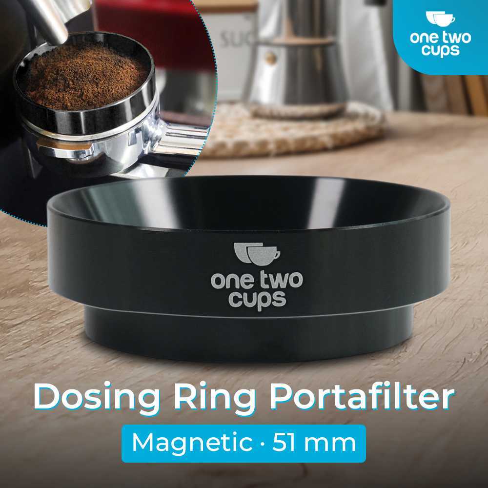 TC - DPR One Two Cups Dosing Ring Portafilter Espresso Magnetic Aluminium - XA045