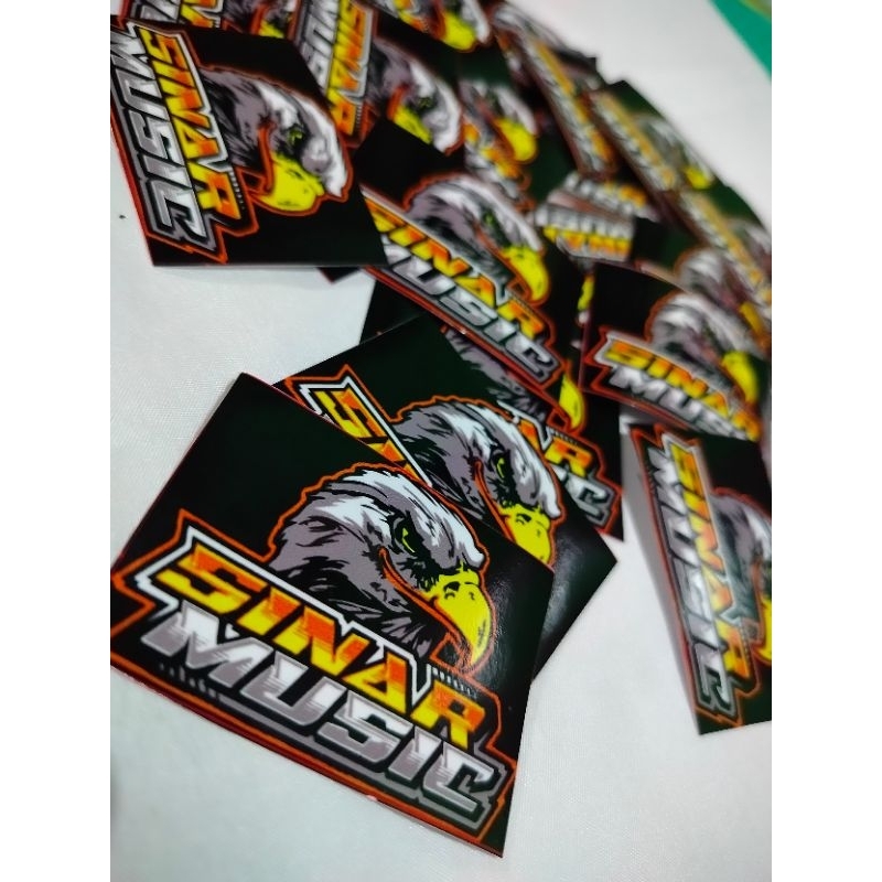 

Stiker Sound System Sinar music audio Production - stiker anti air - stiker bahan tebal mengkilap stiker sound system sound horeg stiker paketan