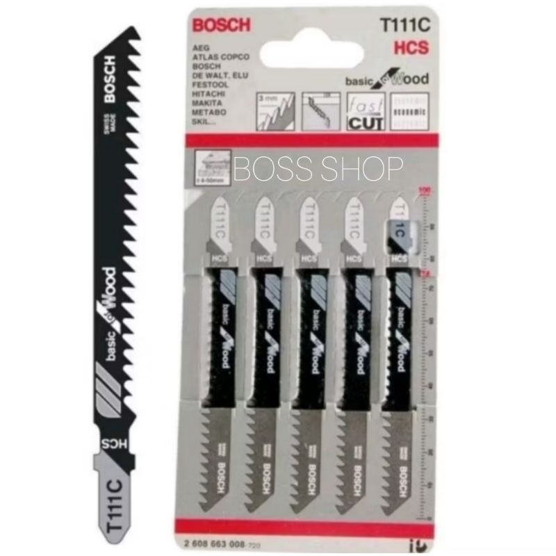 Mata jigsaw BOSCH T111C / Mata gergaji triplek