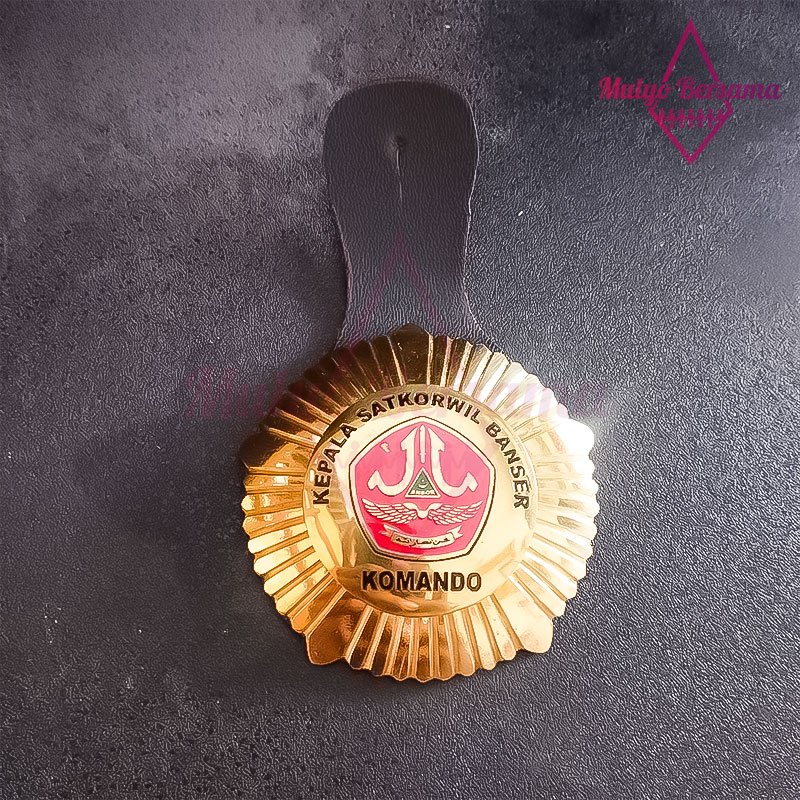 Tanda Jabatan Banser Kepala Satkorwil Lencana Kepala Satkorwil Banser - Mulyo Bersama
