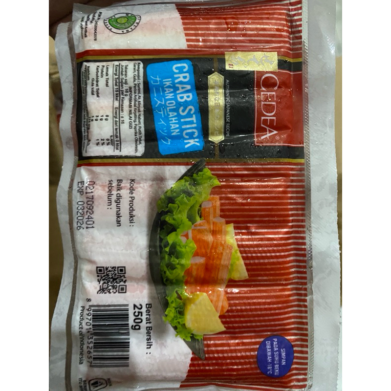 

cedea crab stick 250g