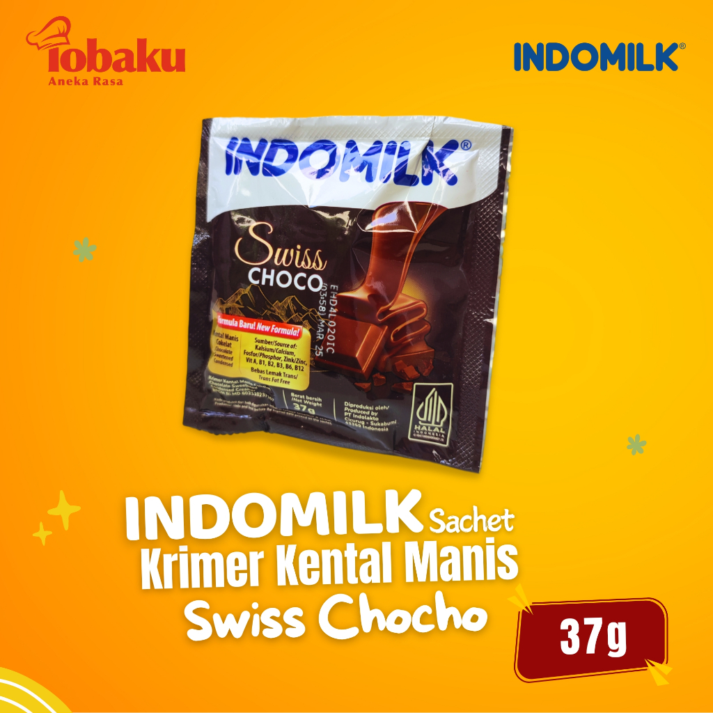 

Indomilk Krimer Kental Manis Swiss Choco Sachet 37g _