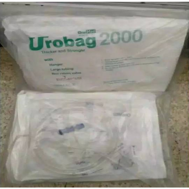 Kantong Urine Bag Urobag 2000 OneMed t-valve